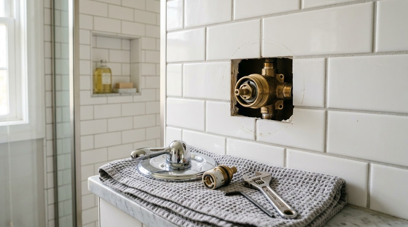 how to replace a shower valve cartridge