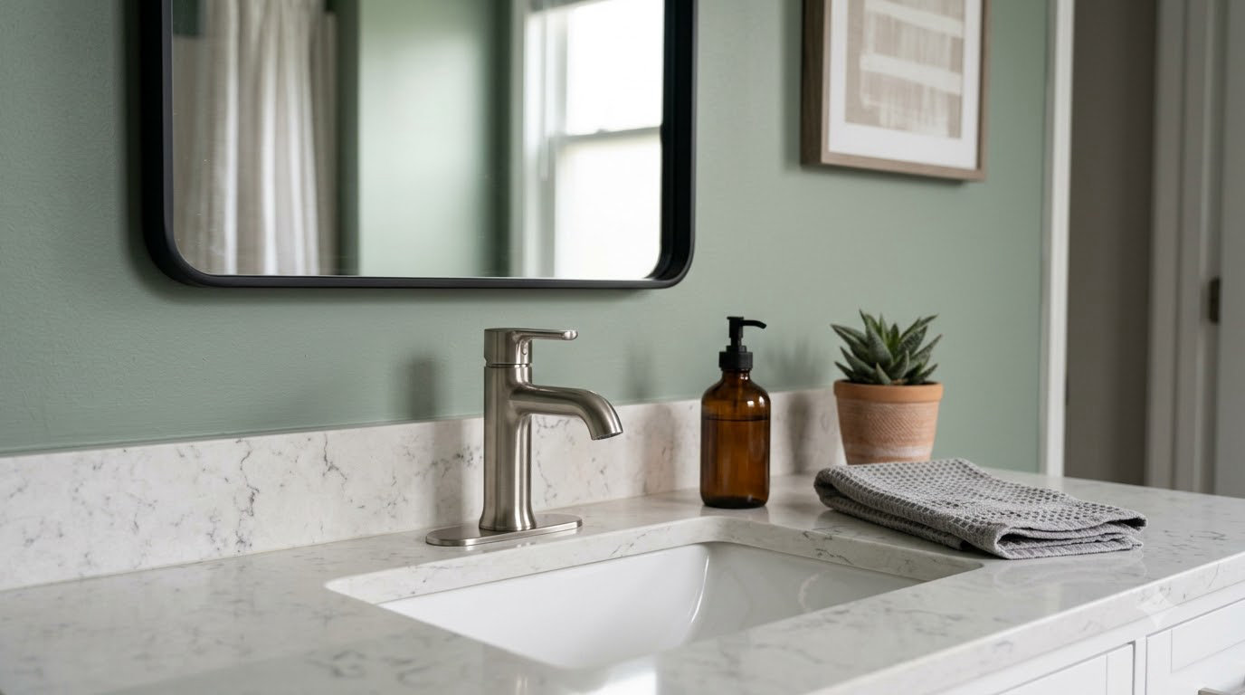 how to replace a bathroom sink faucet