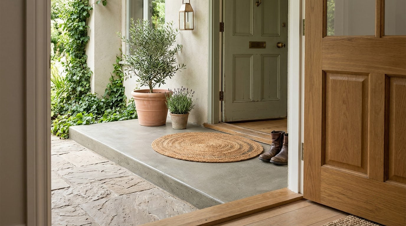 how to repair a cracked concrete step