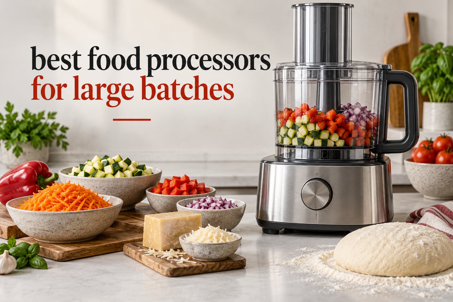 best food processors for large batches