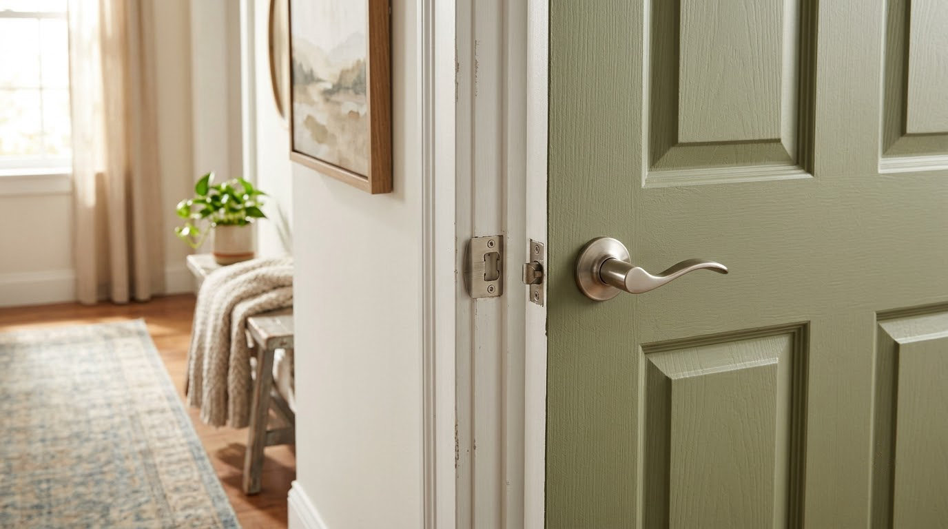 how to fix a door that wont latch