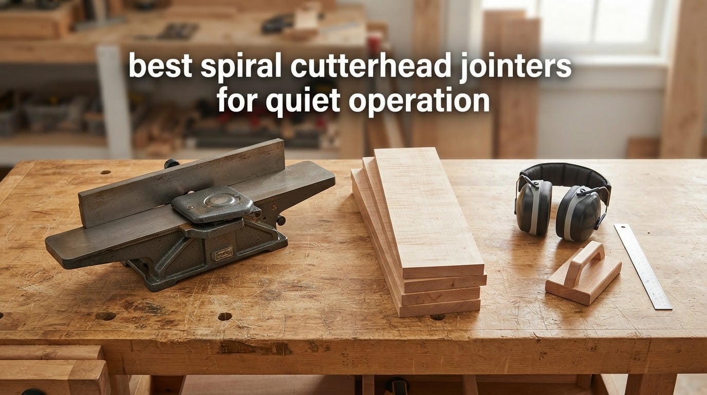 best spiral cutterhead jointers for quiet operation