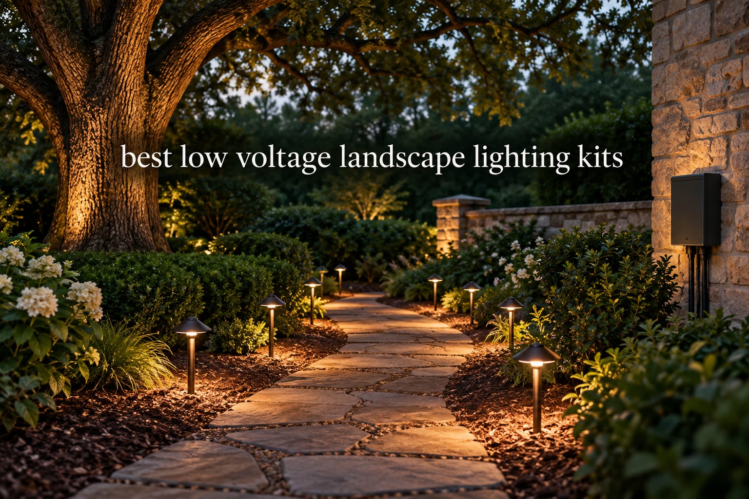 best low voltage landscape lighting kits