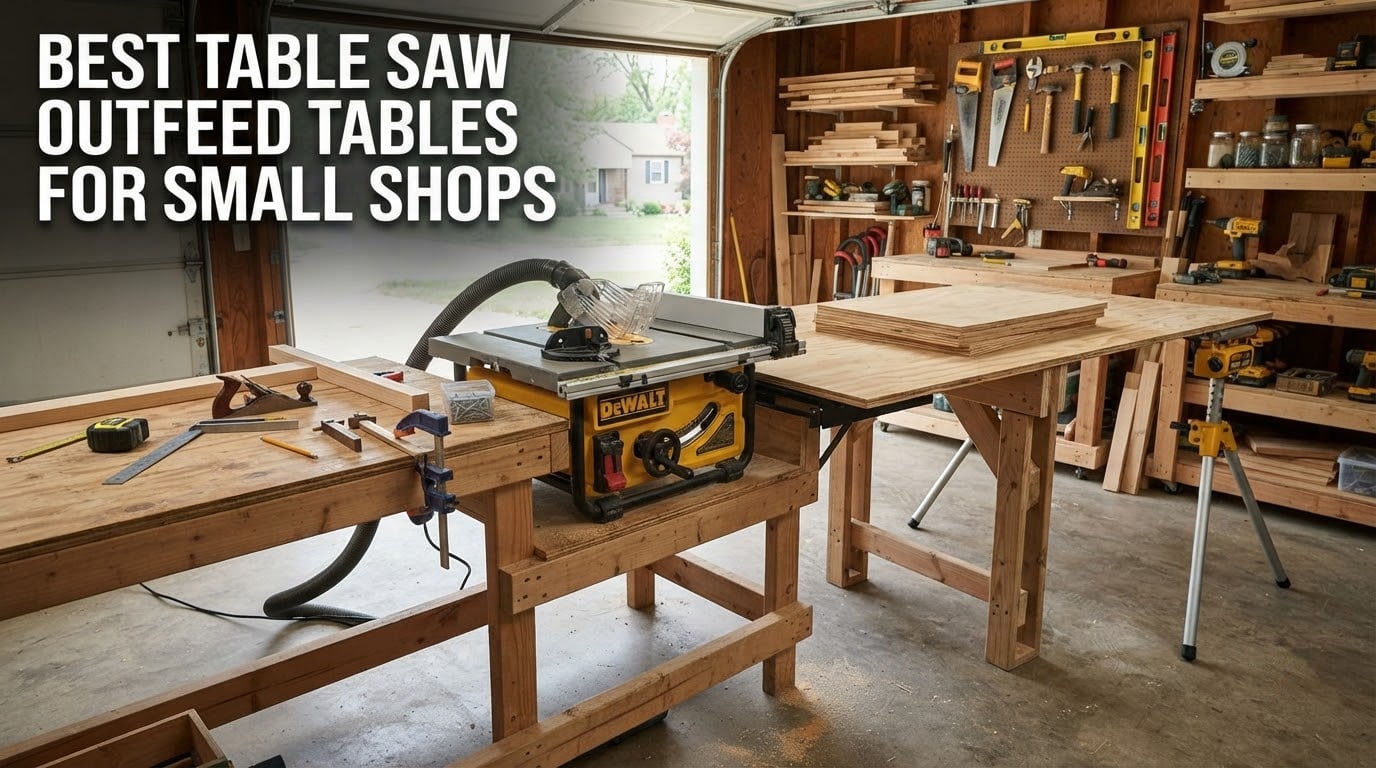 best table saw outfeed tables for small shops