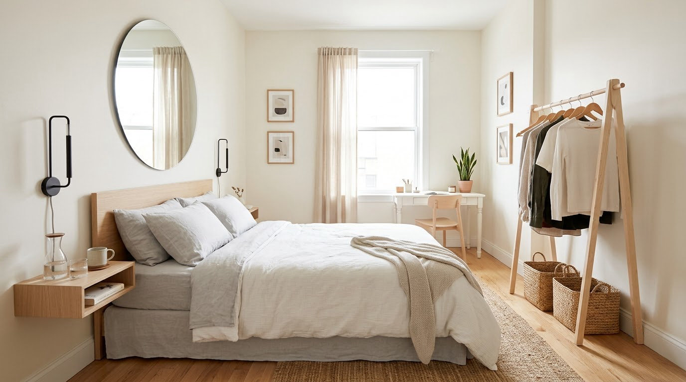 15 small bedroom ideas to make it look bigger