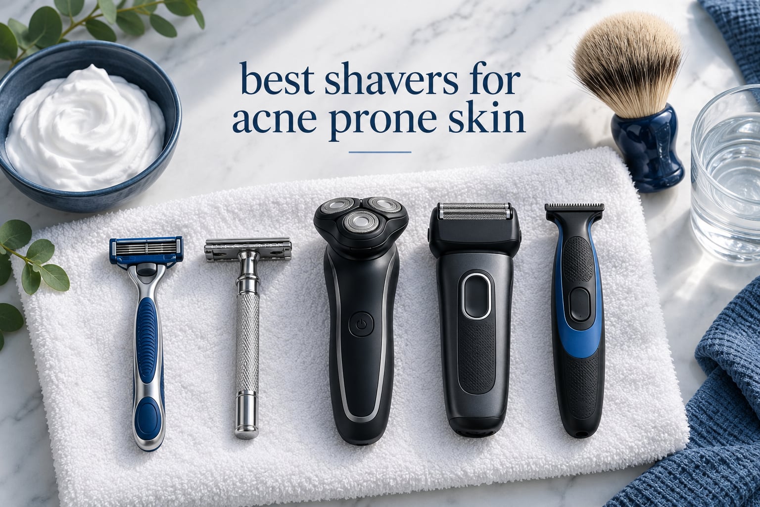 best shavers for acne prone skin