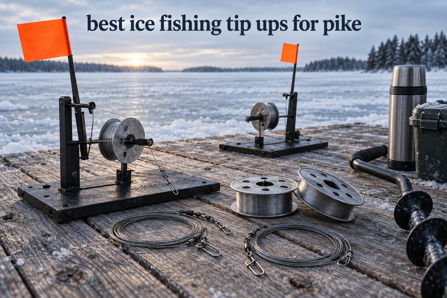 best ice fishing tip ups for pike