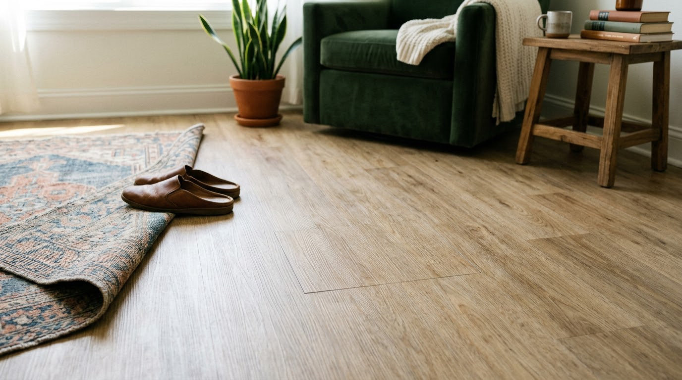 how to repair a hole in vinyl flooring