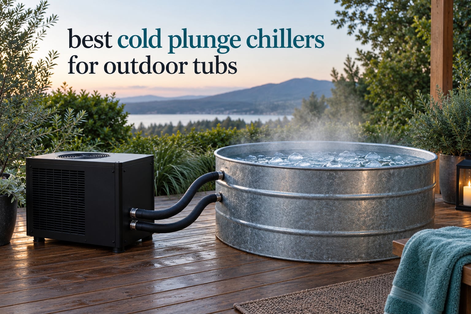 best cold plunge chillers for outdoor tubs