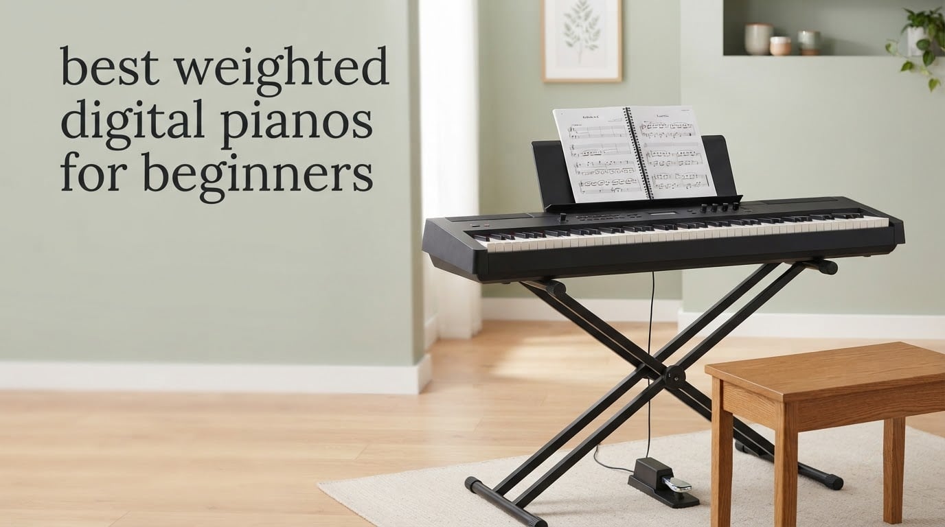 best weighted digital pianos for beginners