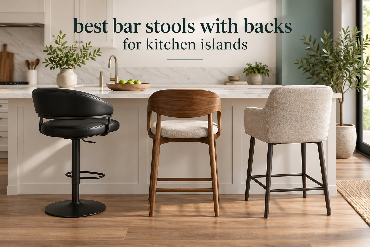 best bar stools with backs for kitchen islands