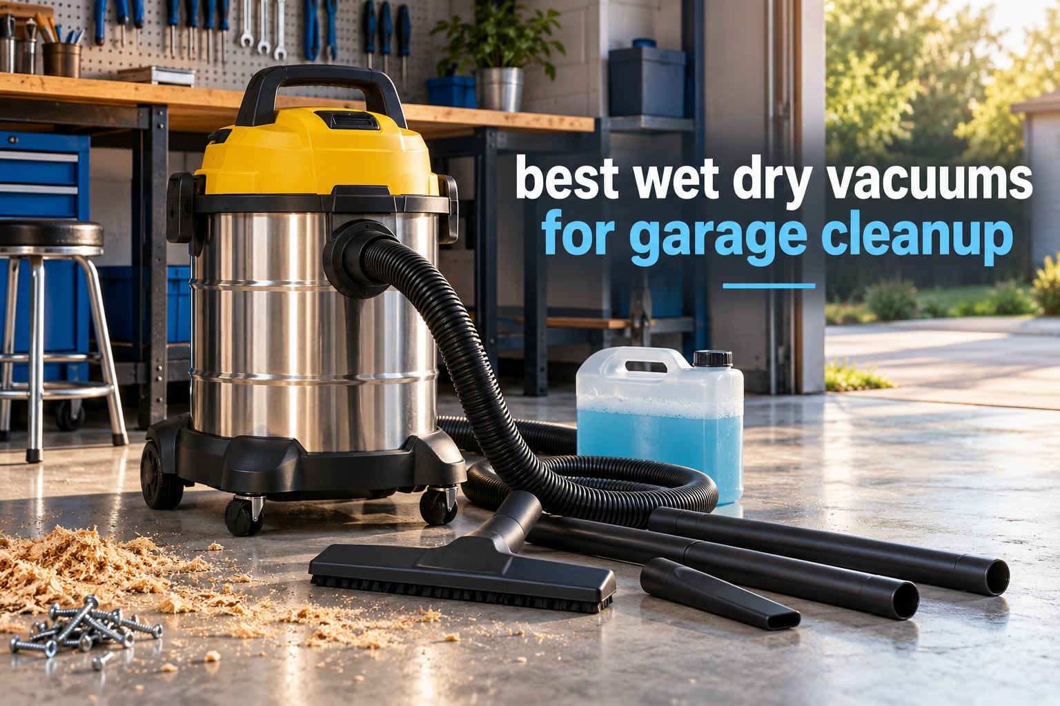 best wet dry vacuums for garage cleanup