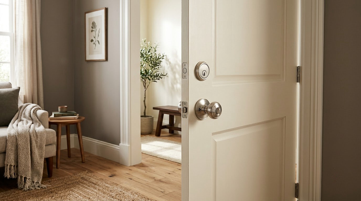 how to replace a door knob and lock