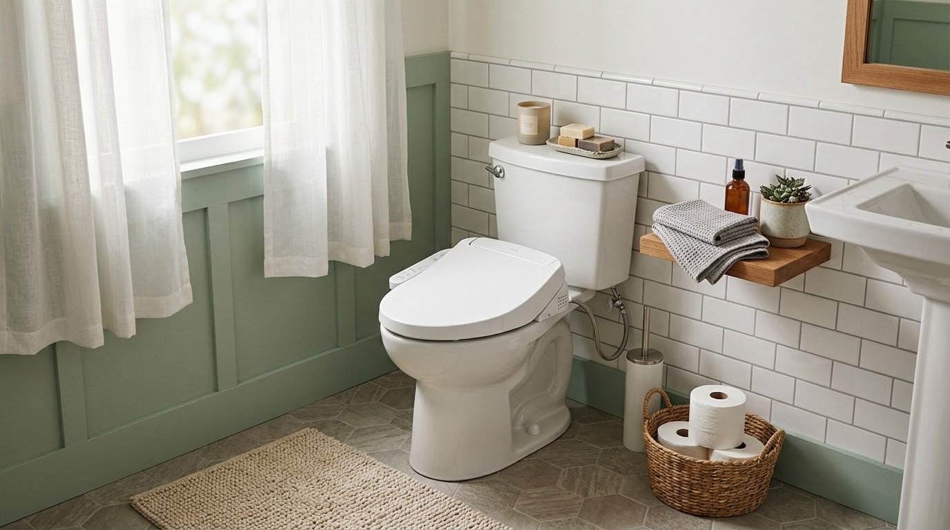 how to install a bidet seat on a toilet