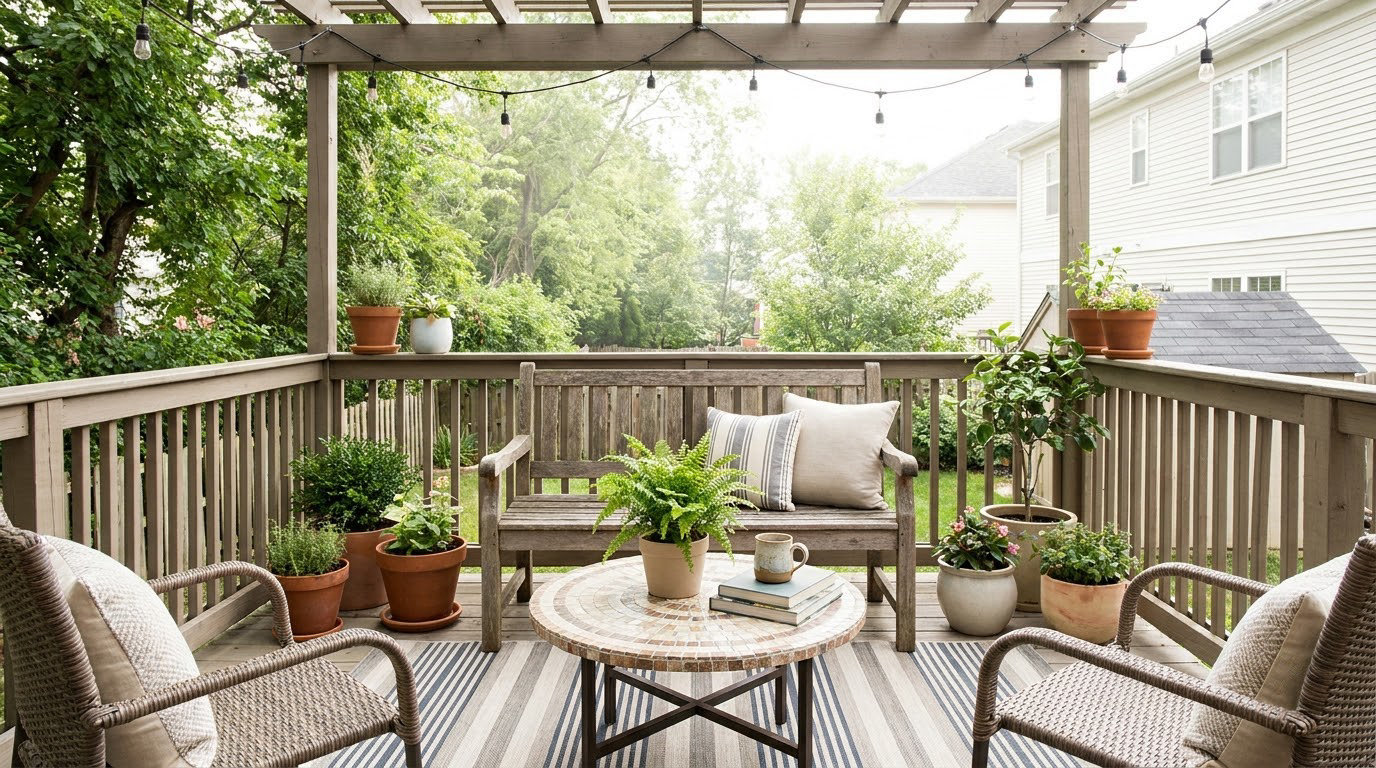 18 small deck ideas for backyards