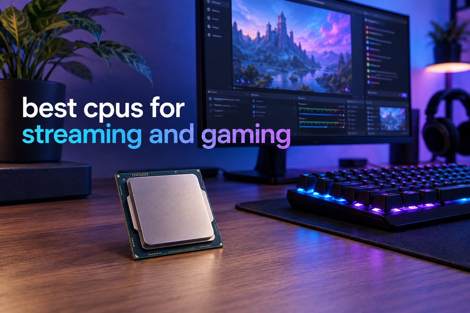 best cpus for streaming and gaming