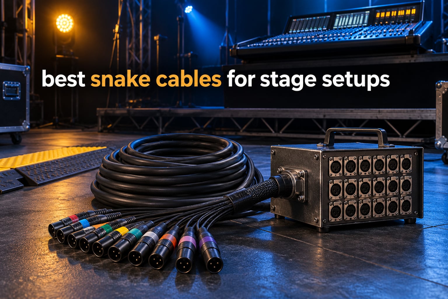 best snake cables for stage setups