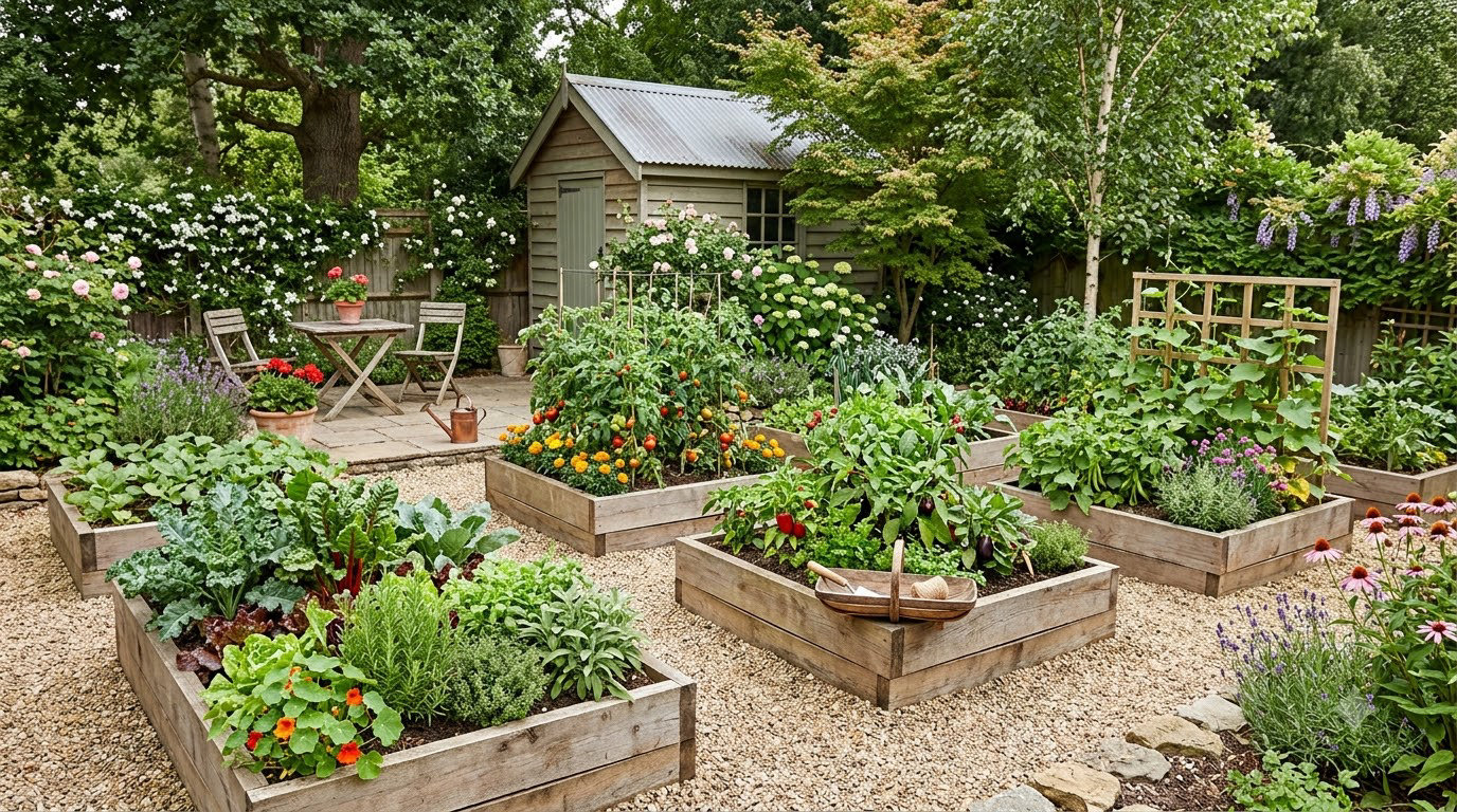 18 raised bed garden layout ideas