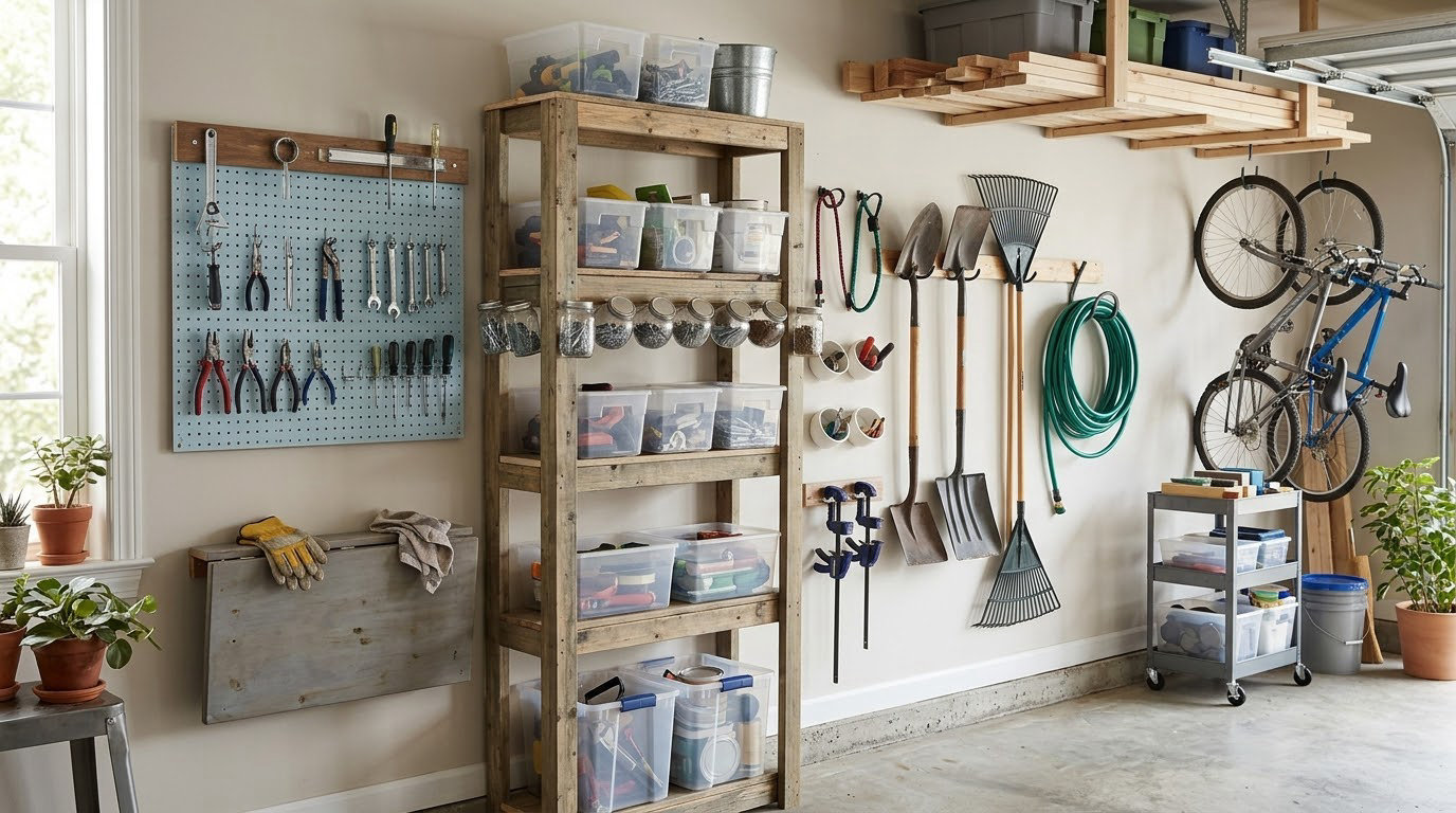 15 garage organization ideas on a budget