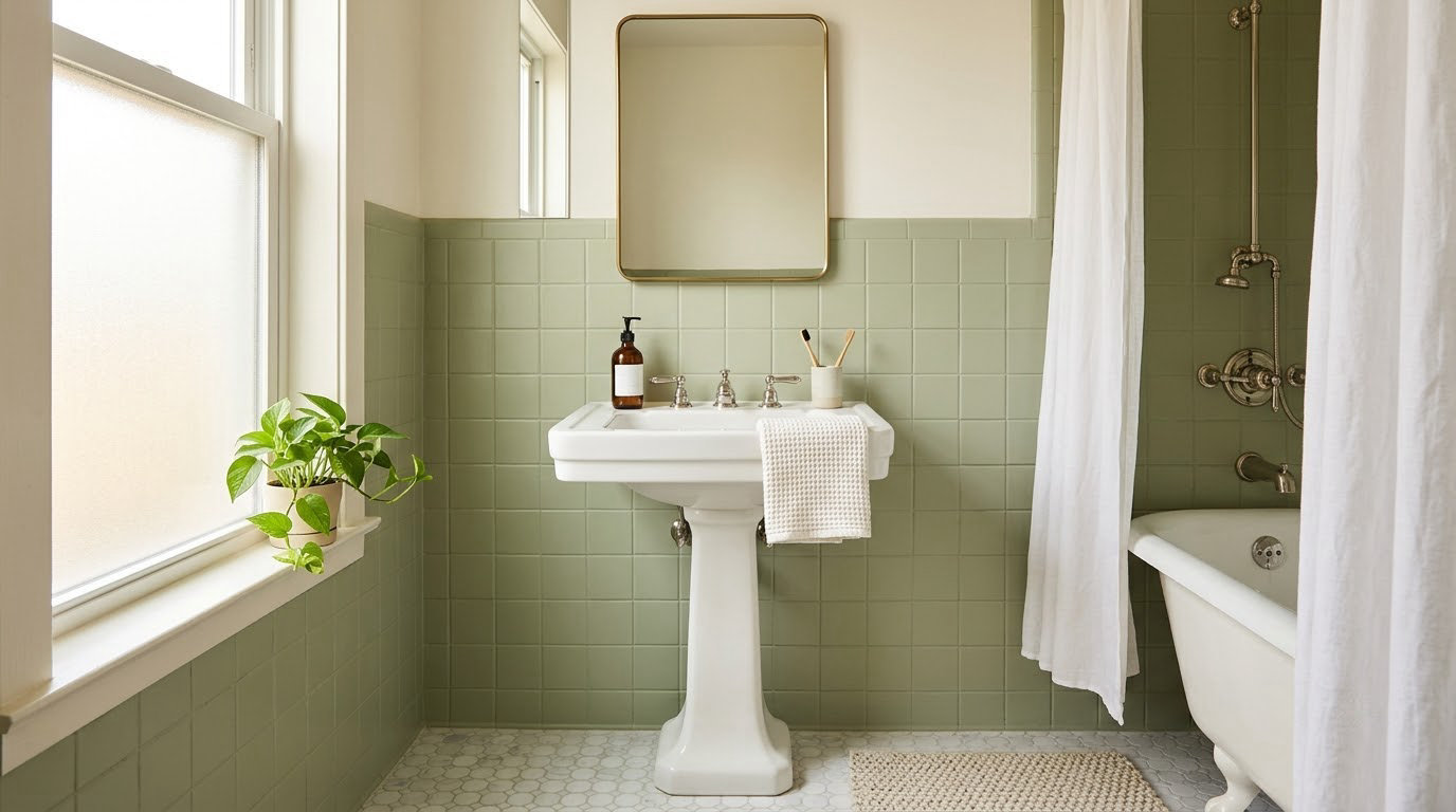 how to paint bathroom tile walls that last