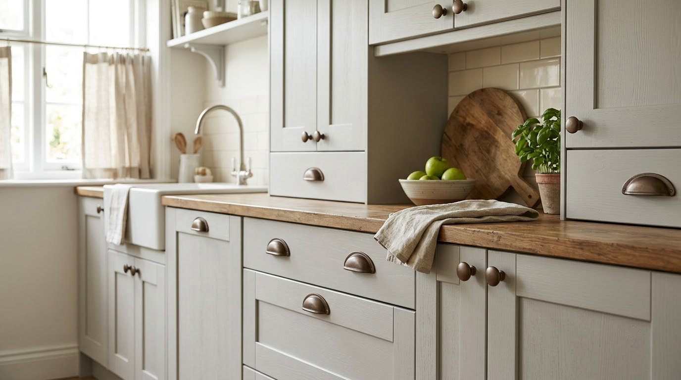 how to paint cabinet hardware instead of replacing it