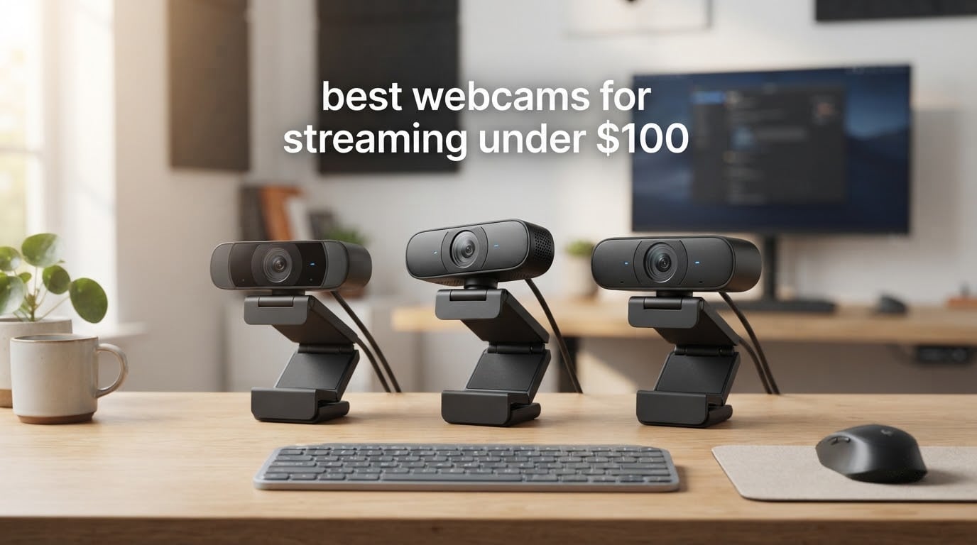 best webcams for streaming under $100