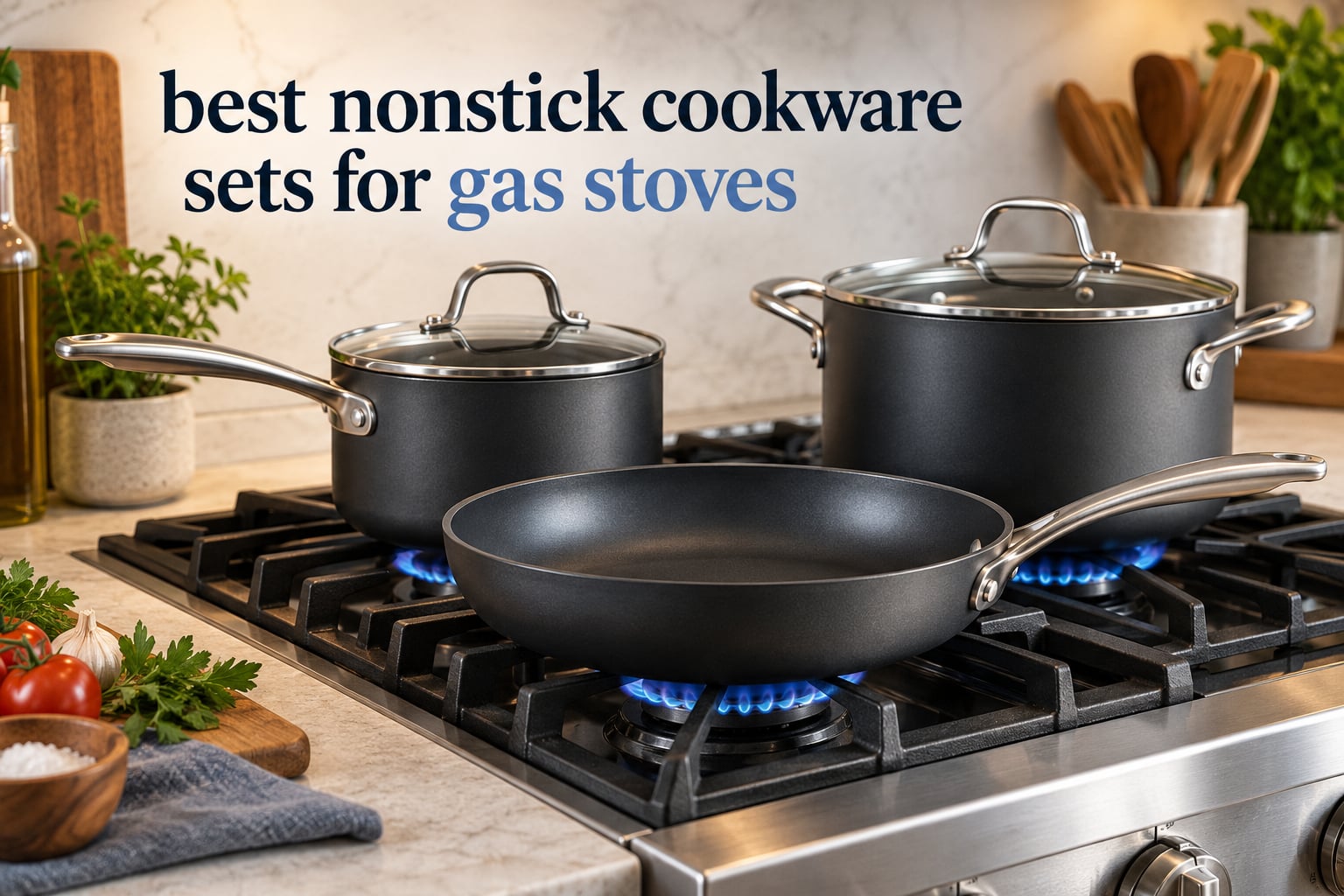 best nonstick cookware sets for gas stoves