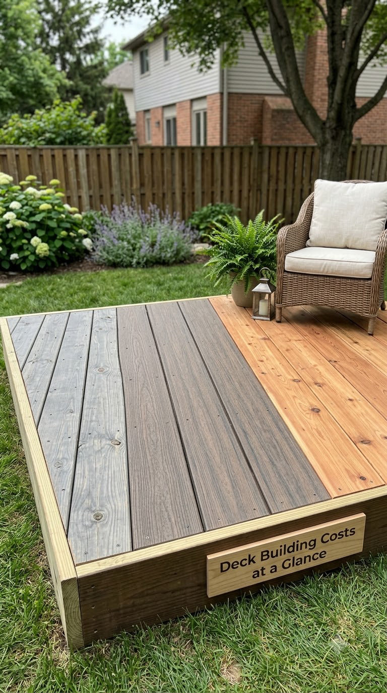 Deck Building Costs at a Glance