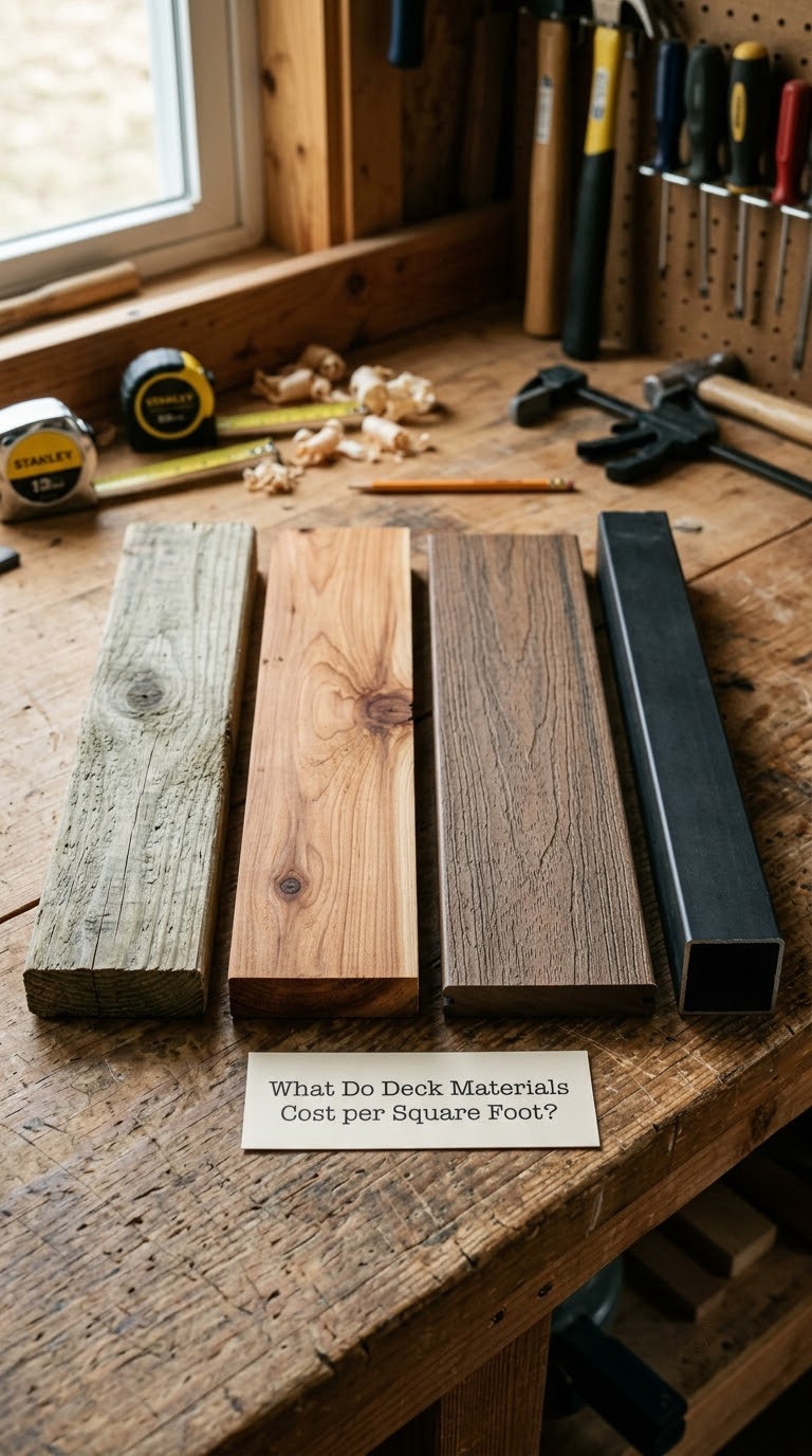 What Do Deck Materials Cost per Square Foot?