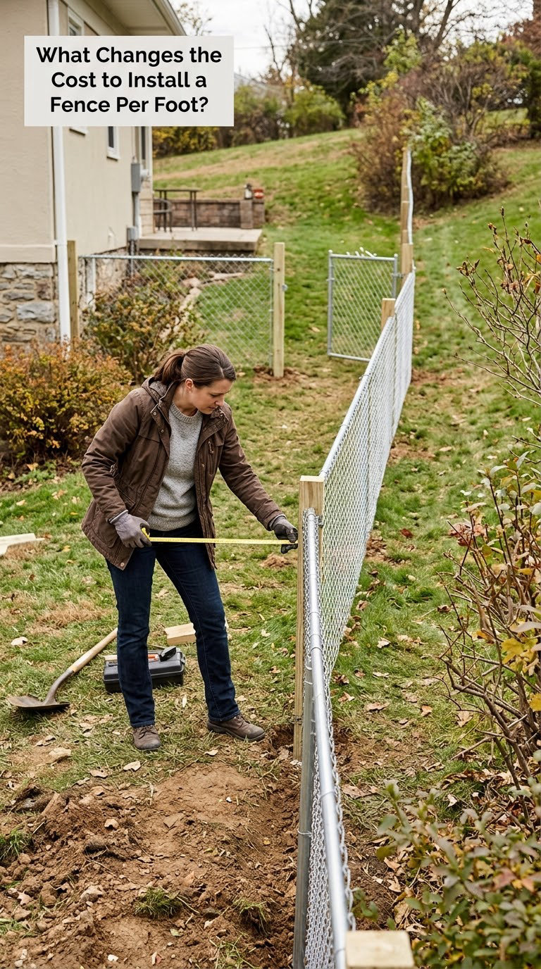 What Changes the Cost to Install a Fence Per Foot?