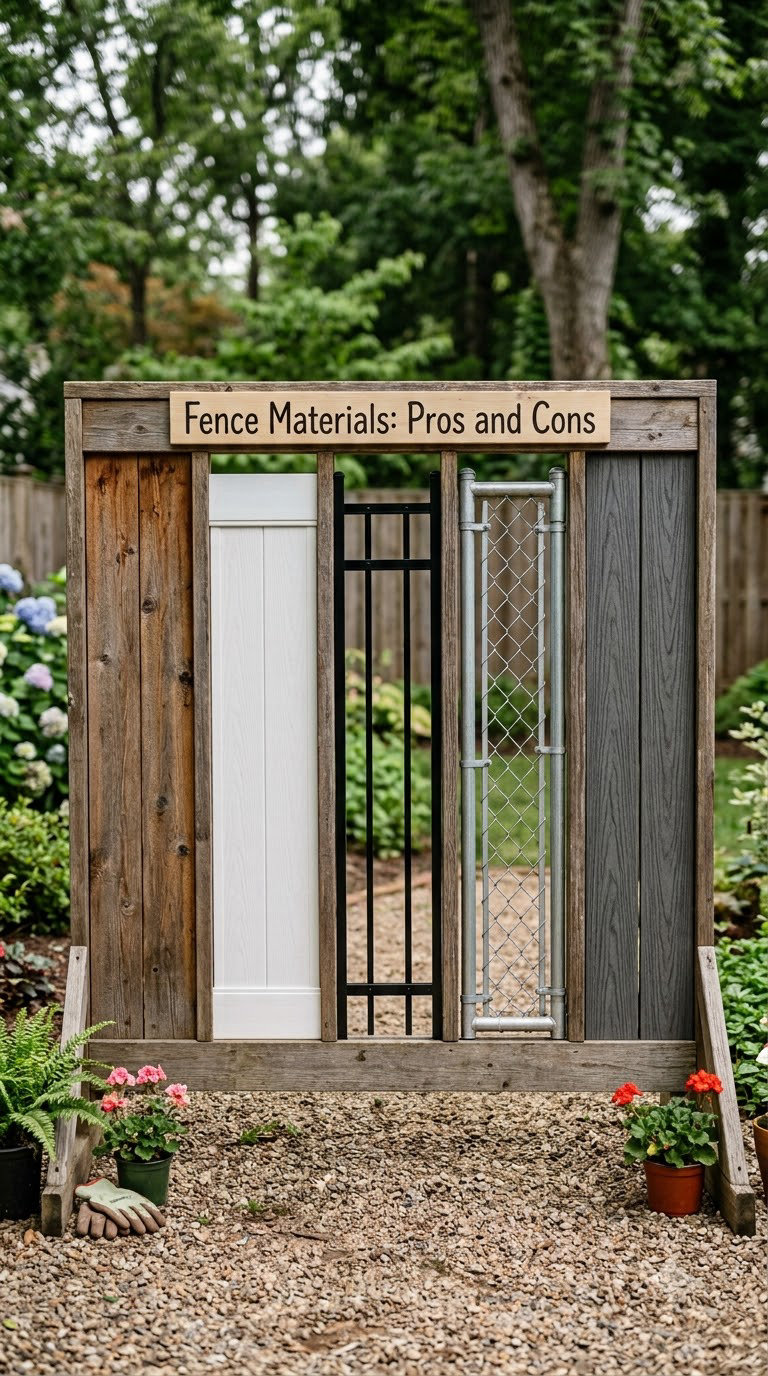 Fence Materials: Pros and Cons