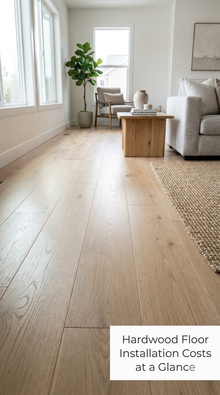 Hardwood Floor Installation Costs at a Glance