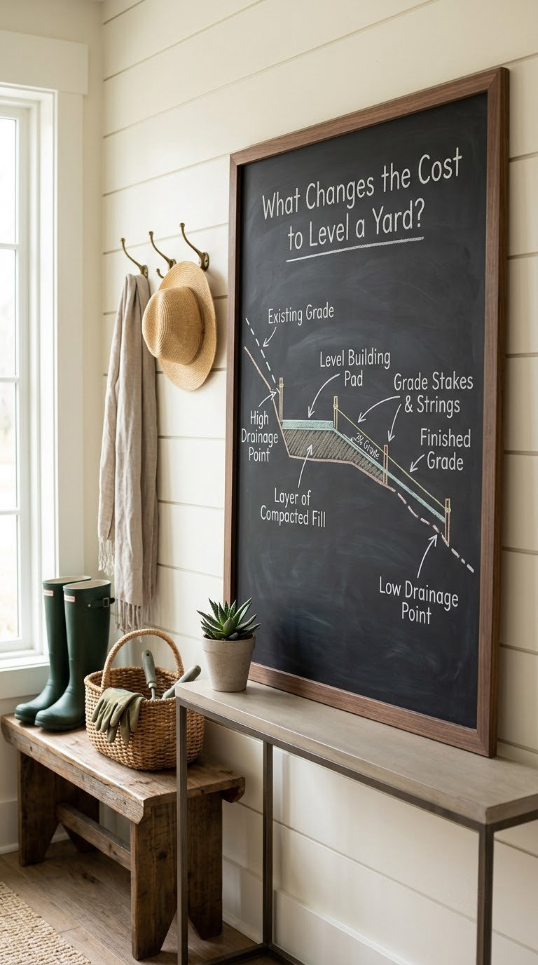 What Changes the Cost to Level a Yard?