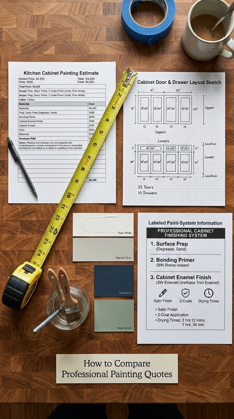 How to Compare Professional Painting Quotes