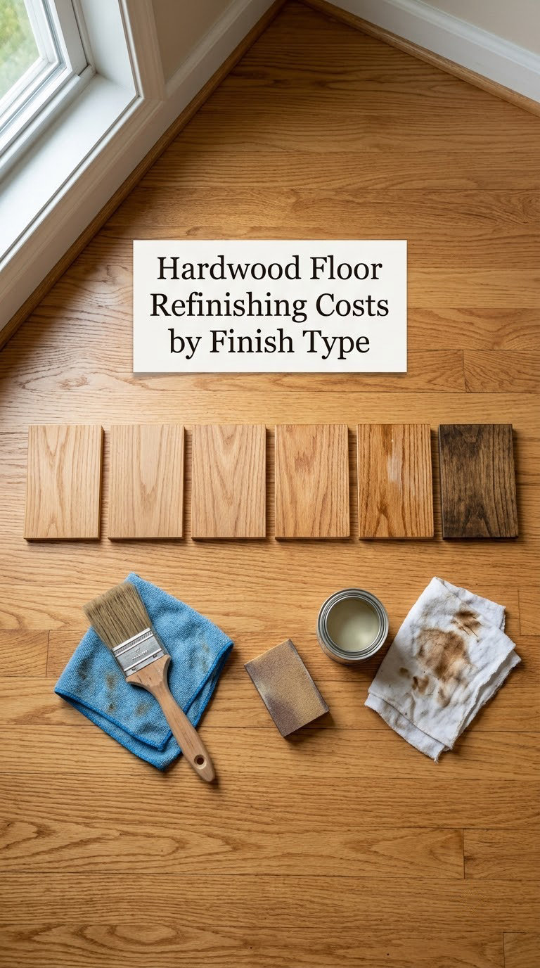 Hardwood Floor Refinishing Costs by Finish Type