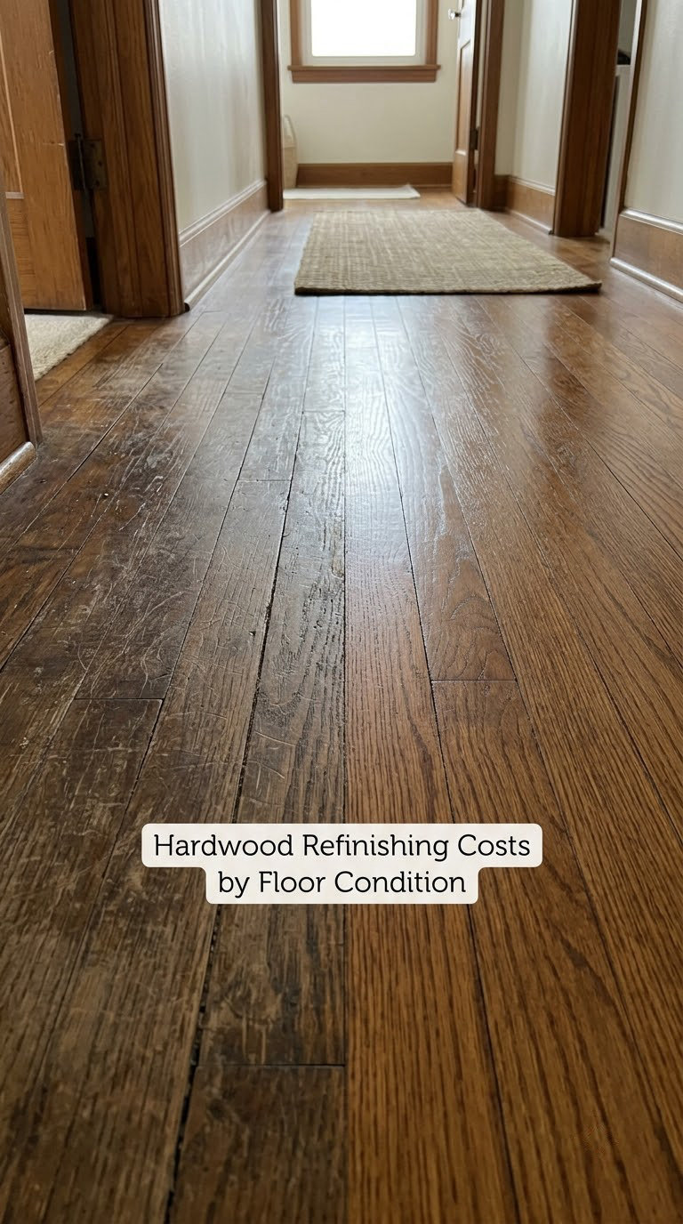 Hardwood Refinishing Costs by Floor Condition