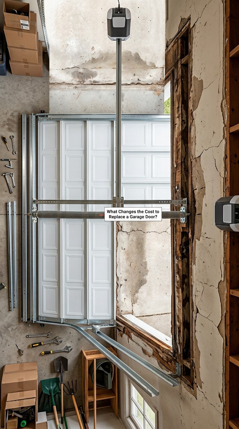 What Changes the Cost to Replace a Garage Door?