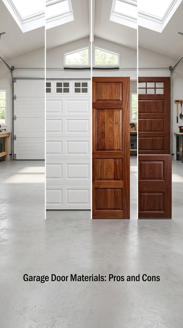 Garage Door Materials: Pros and Cons