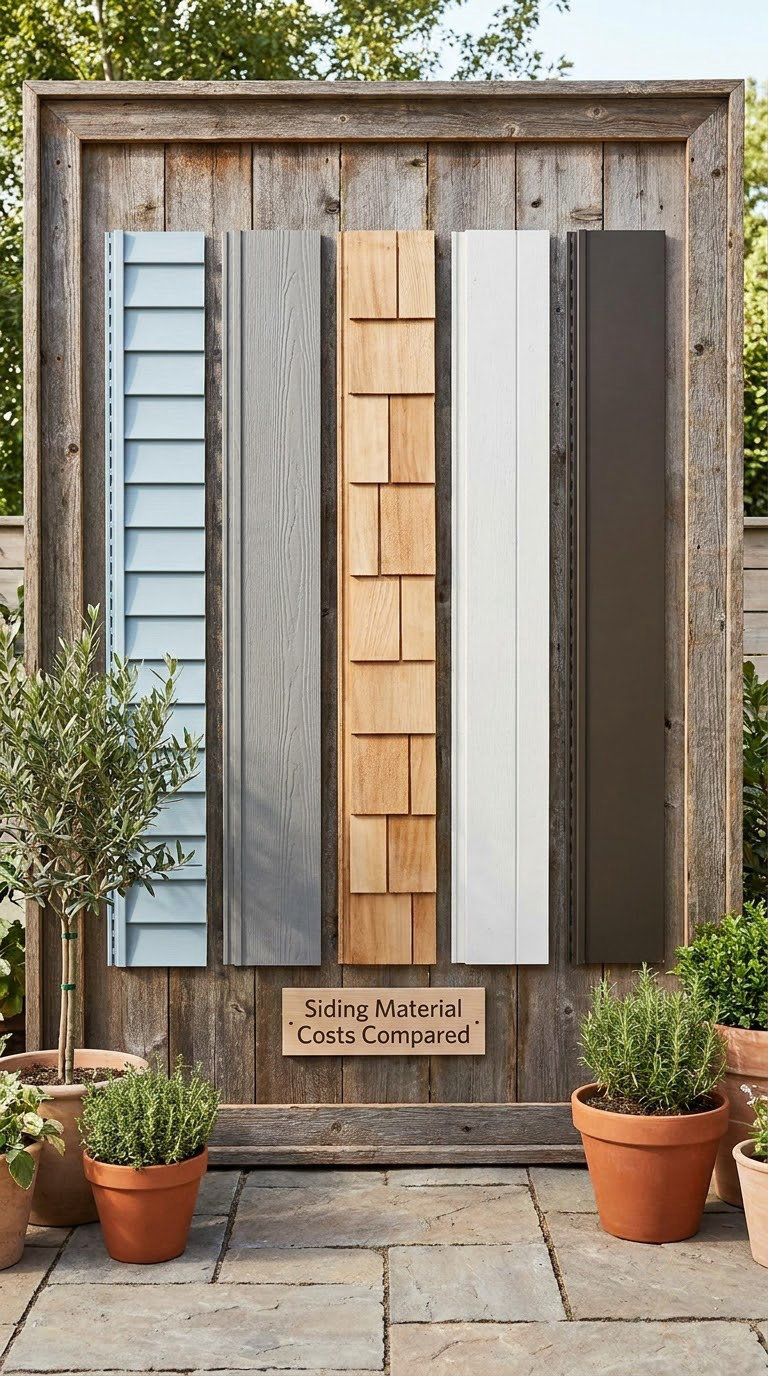 Siding Material Costs Compared