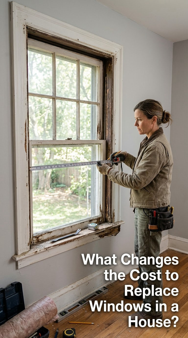 What Changes the Cost to Replace Windows in a House?