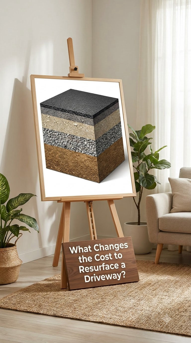 What Changes the Cost to Resurface a Driveway?