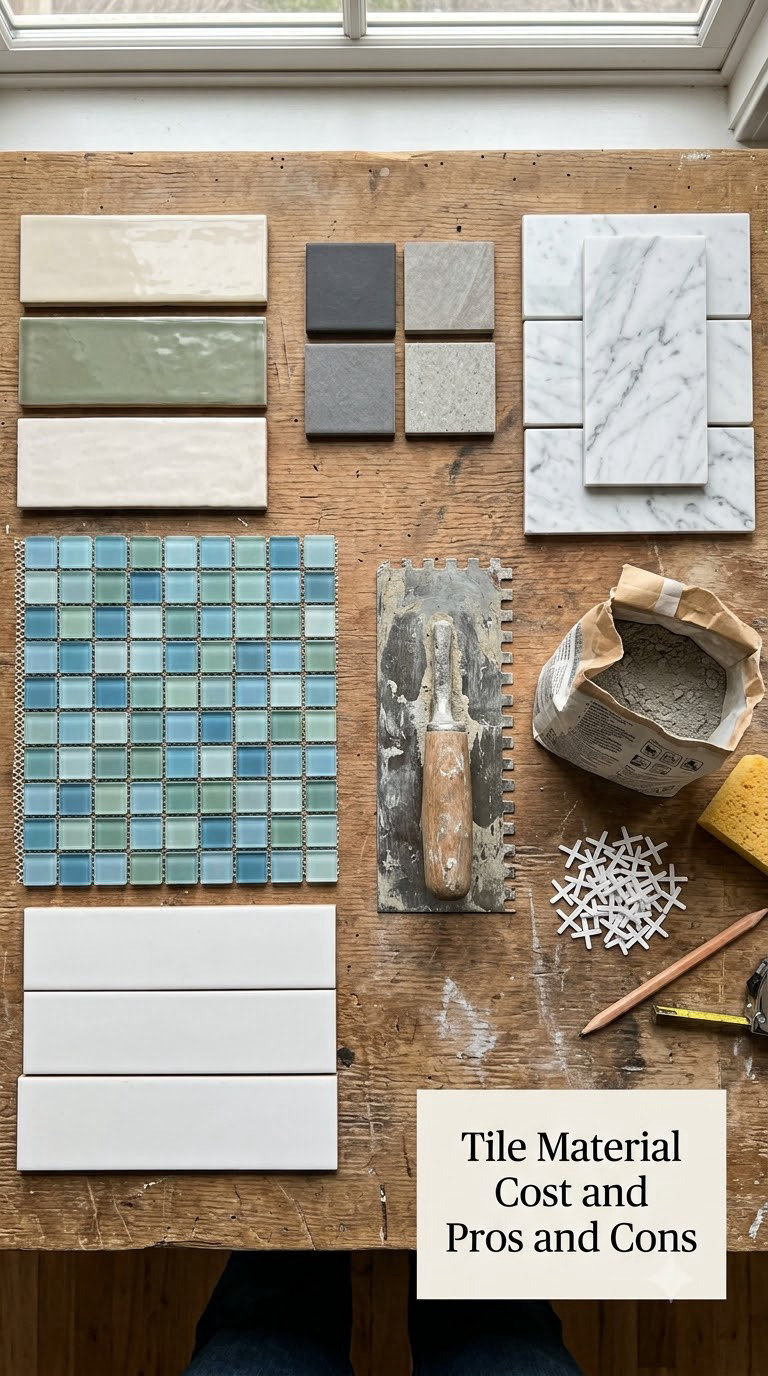Tile Material Cost and Pros and Cons