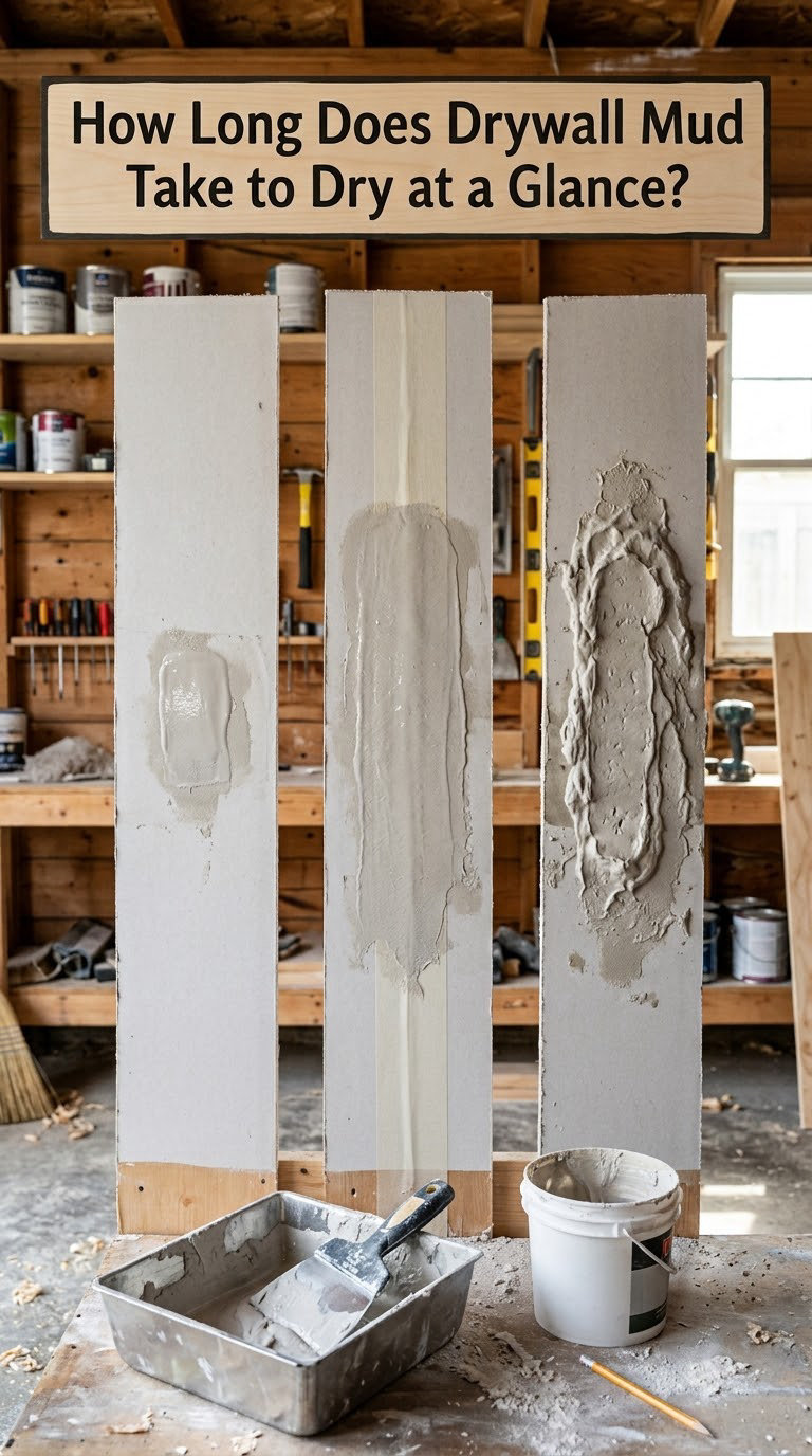 How Long Does Drywall Mud Take to Dry at a Glance?