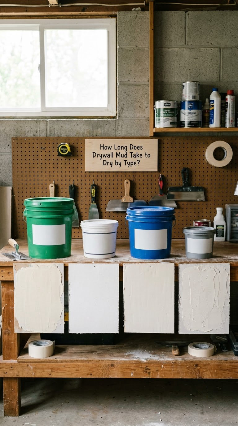 How Long Does Drywall Mud Take to Dry by Type?