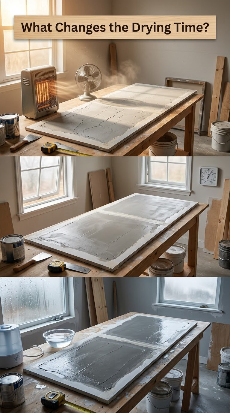 What Changes the Drying Time?