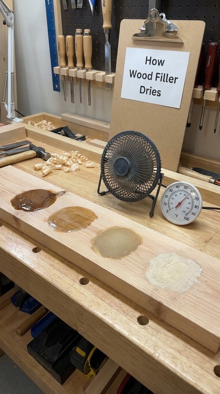 How Wood Filler Dries