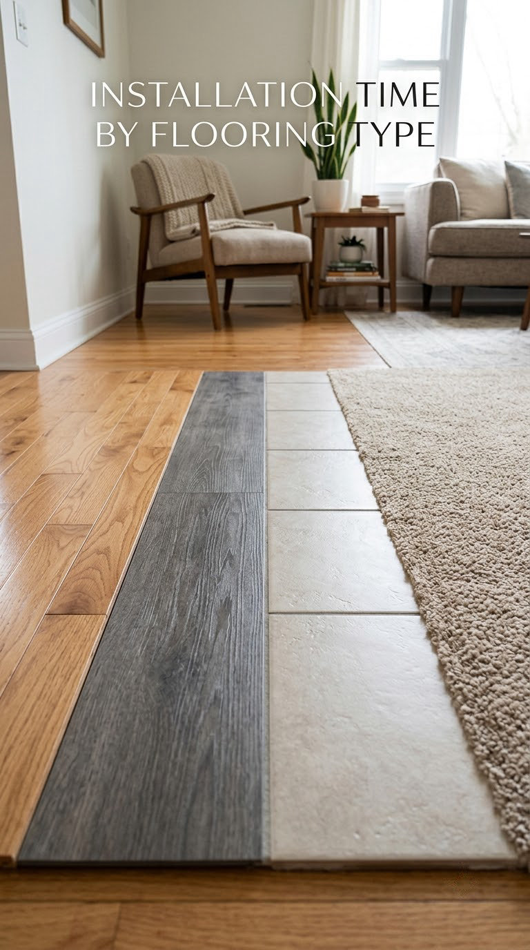 Installation Time by Flooring Type