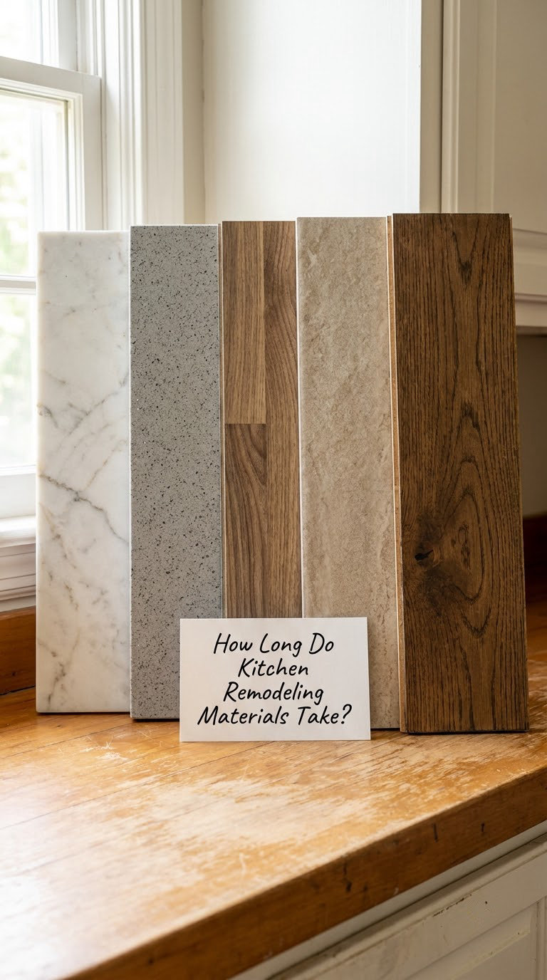 How Long Do Kitchen Remodeling Materials Take?