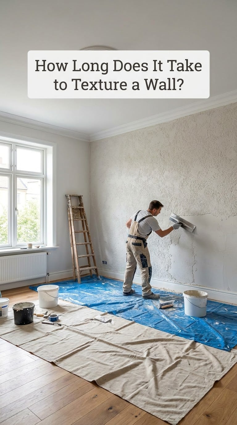 How Long Does It Take to Texture a Wall?