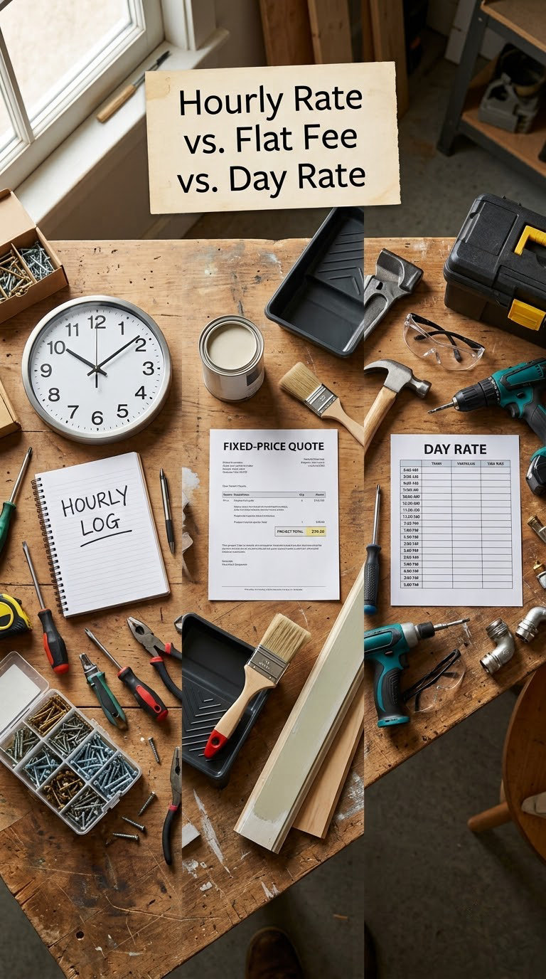 Hourly Rate vs. Flat Fee vs. Day Rate